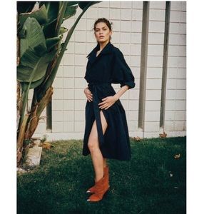 Isabel Marant linen blend trench coat